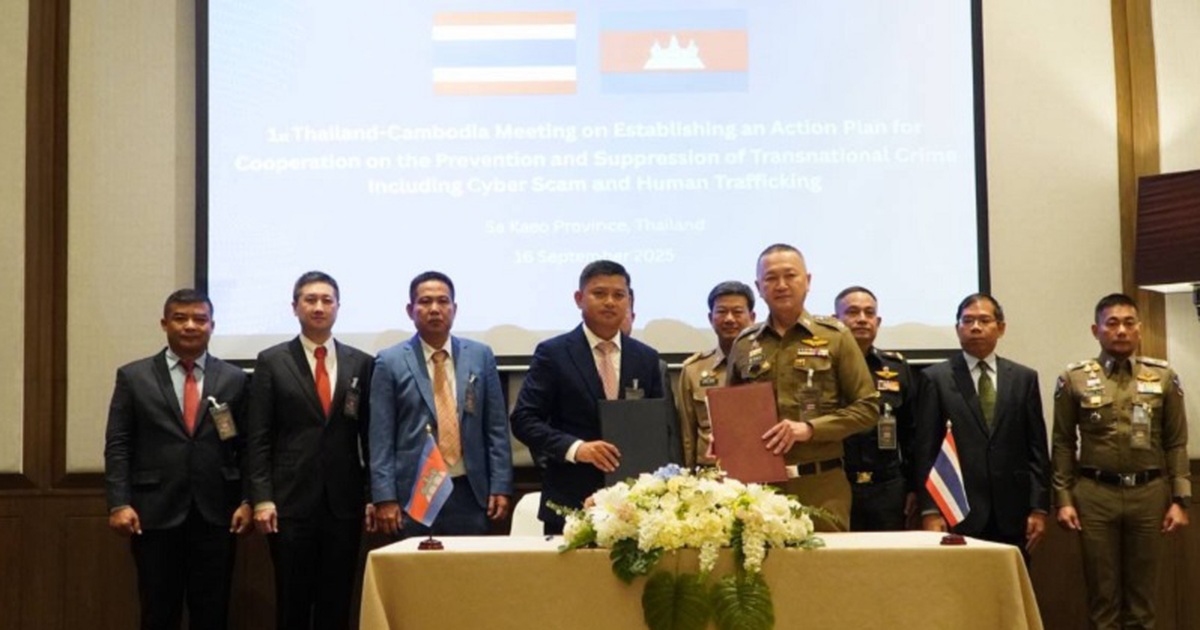 Cảnh sát Thái Lan, Campuchia hợp tác chống tội phạm xuyên quốc gia