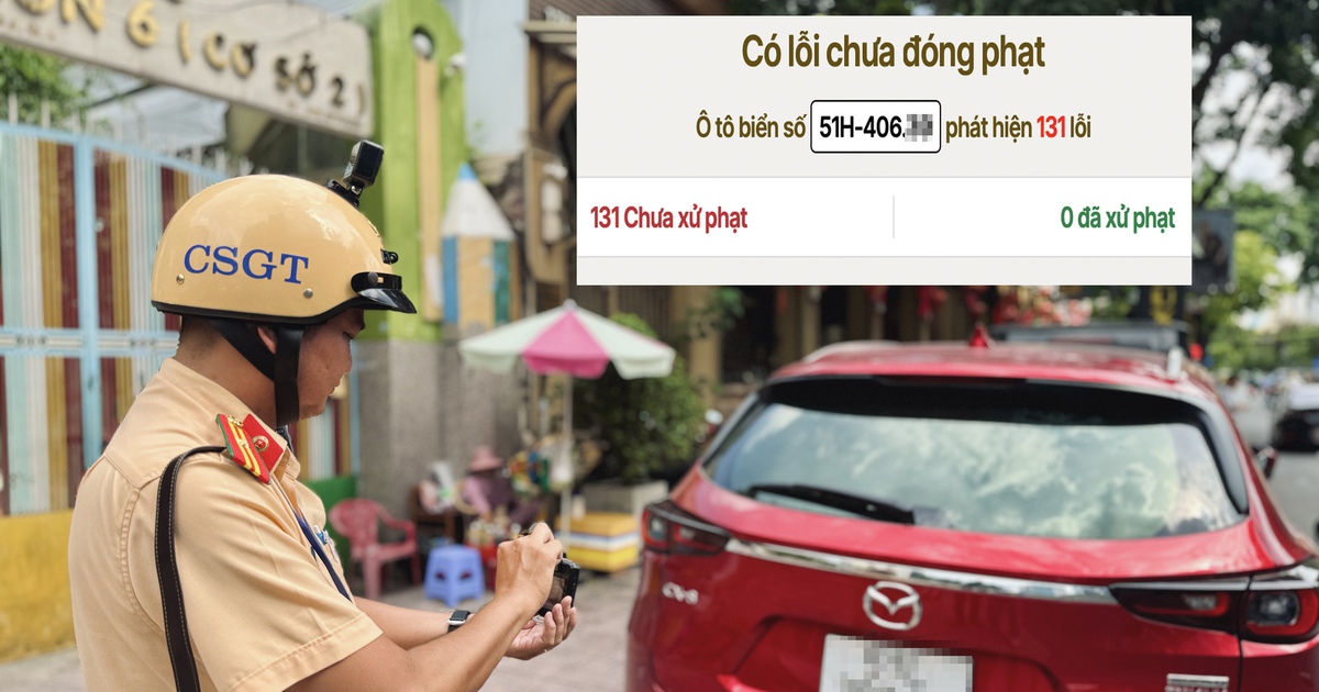 &Ocirc; t&ocirc; ở TP.HCM bị CSGT phạt nguội kỷ lục 131 lần trong 1 năm