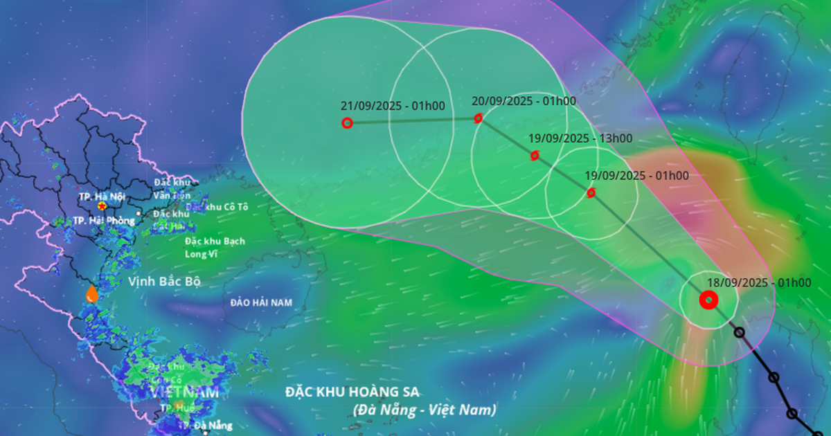 &Aacute;p thấp nhiệt đới v&agrave;o Biển Đ&ocirc;ng, mạnh l&ecirc;n th&agrave;nh b&atilde;o số 8, g&acirc;y mưa lớn