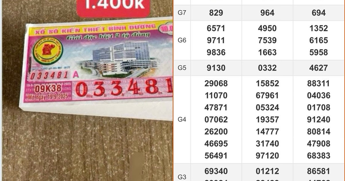 Xổ số miền Nam ng&agrave;y 19 th&aacute;ng 9: Đại l&yacute; b&aacute;n tr&uacute;ng 140 tờ tr&uacute;ng đ&agrave;i B&igrave;nh Dương