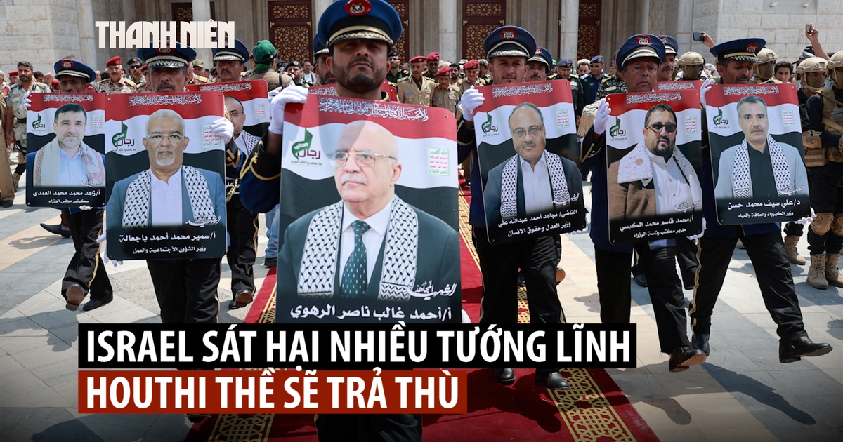 Houthi tổ chức tang lễ cho các quan chức bị Israel sát hại, thề sẽ trả thù