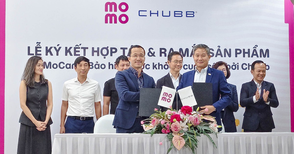 MoMo và Chubb Life Việt Nam ra mắt bảo hiểm số hóa MoMoCare