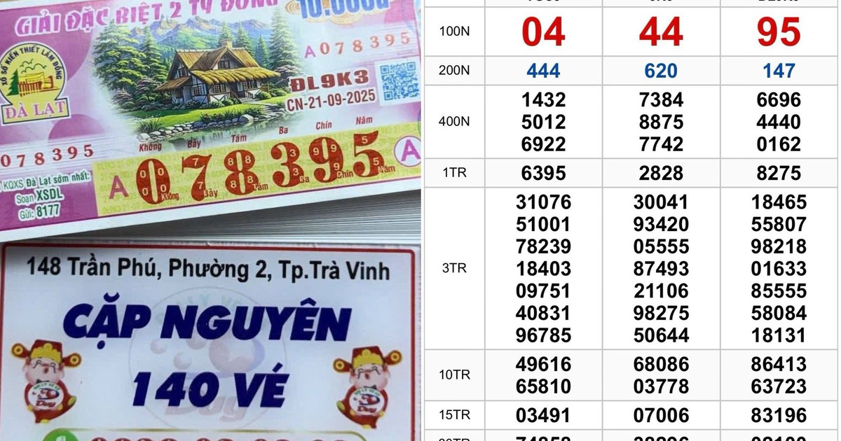Xổ số miền Nam ng&agrave;y 21 th&aacute;ng 9: 140 tờ tr&uacute;ng số vừa được đổi thưởng