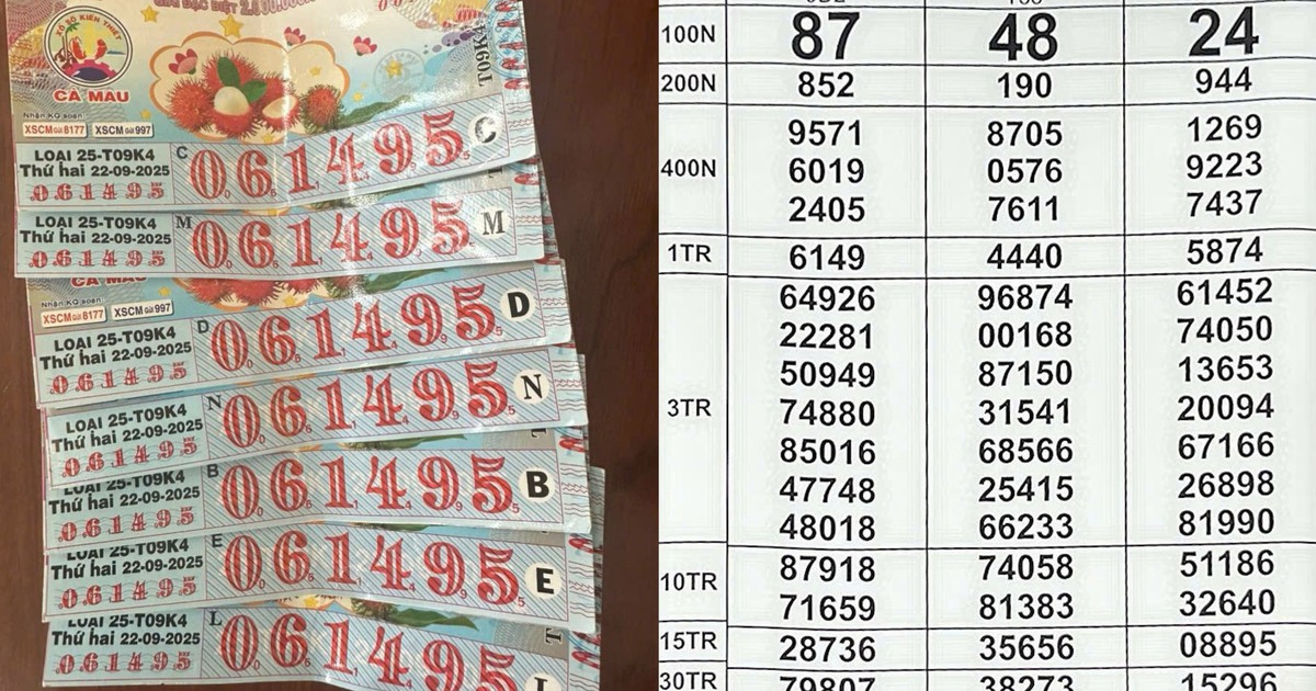 Tr&uacute;ng độc đắc 14 tỉ đ&agrave;i C&agrave; Mau, người đ&agrave;n &ocirc;ng liền gởi tiết kiệm