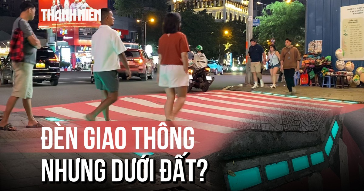 Đèn giao thông âm vỉa hè tiếp tục được thí điểm tại trung tâm TP.HCM