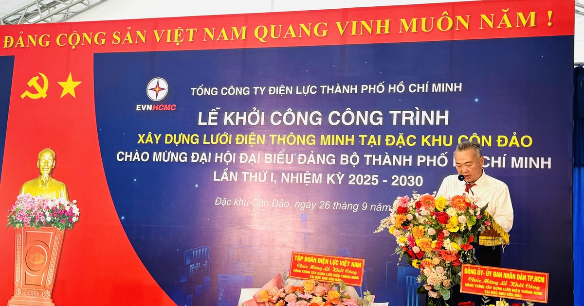 Lần đầu ti&ecirc;n, TP.HCM khởi c&ocirc;ng x&acirc;y dựng lưới điện th&ocirc;ng minh tại C&ocirc;n Đảo