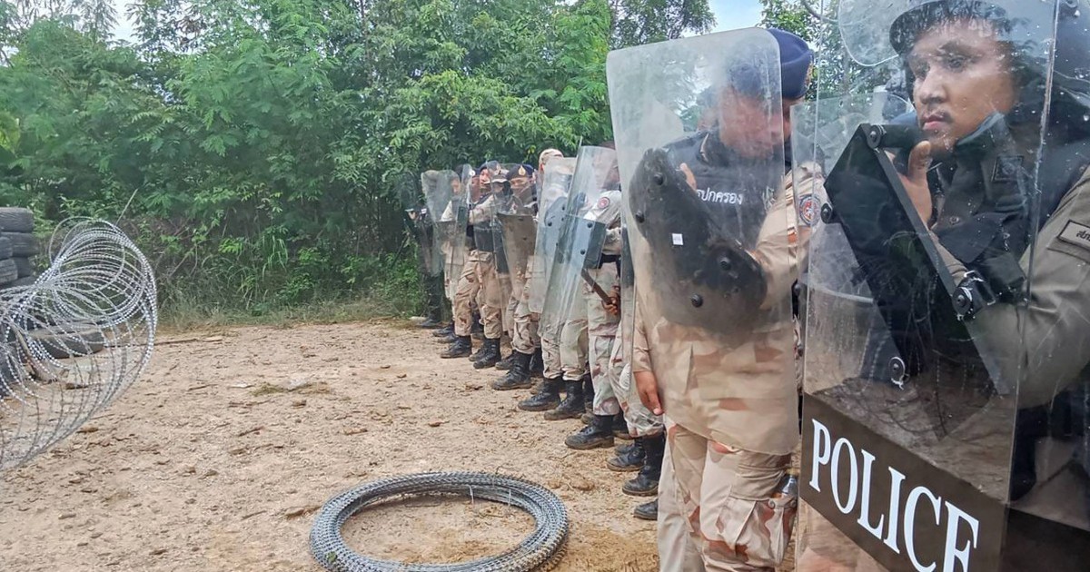 Nổ s&uacute;ng tr&ecirc;n bi&ecirc;n giới Campuchia - Th&aacute;i Lan
