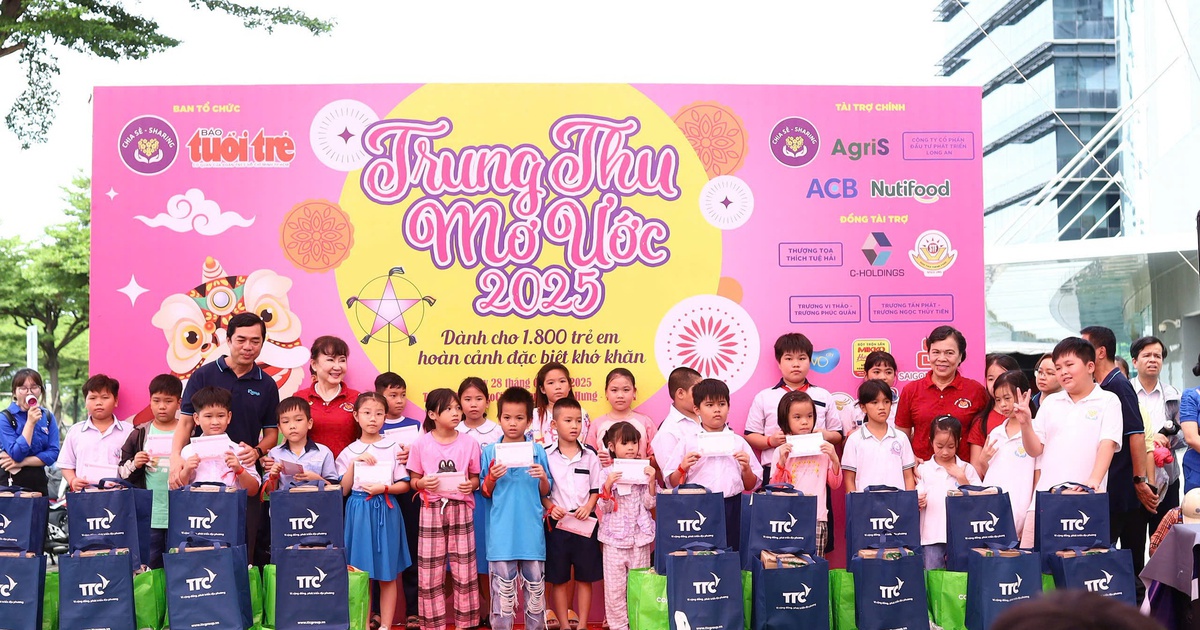 Mang Trung thu mơ ước đến với 1.800 trẻ em có hoàn cảnh khó khăn