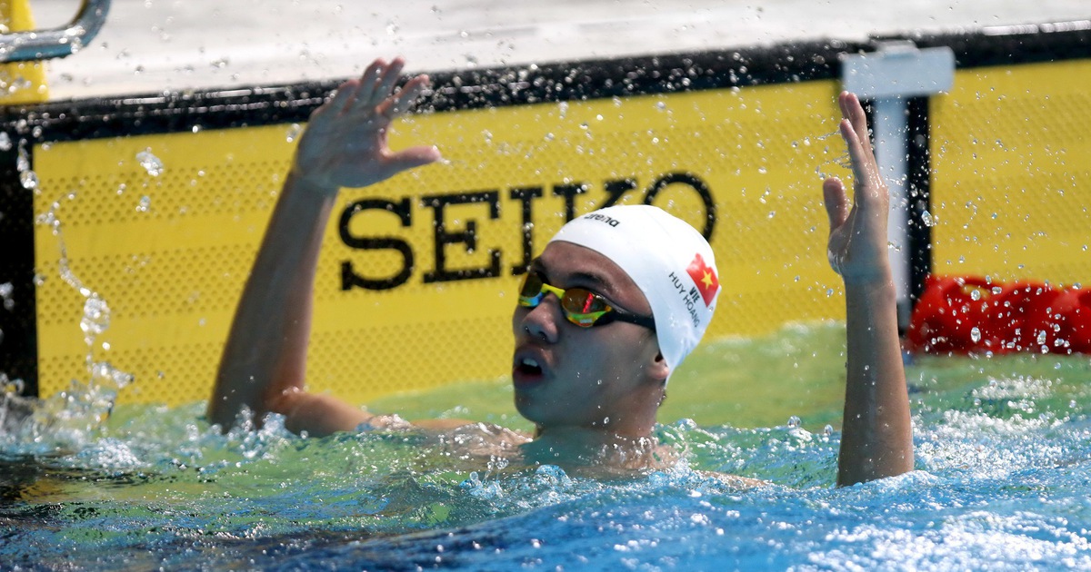 Nóng: Kình ngư Nguyễn Huy Hoàng lần đầu tiên đoạt HCV châu Á, kỳ tích!