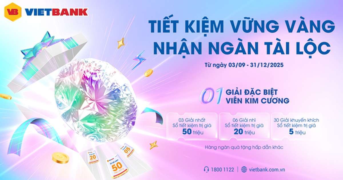 ‘Săn’ kim cương nửa tỉ đồng khi gửi tiết kiệm tại Vietbank