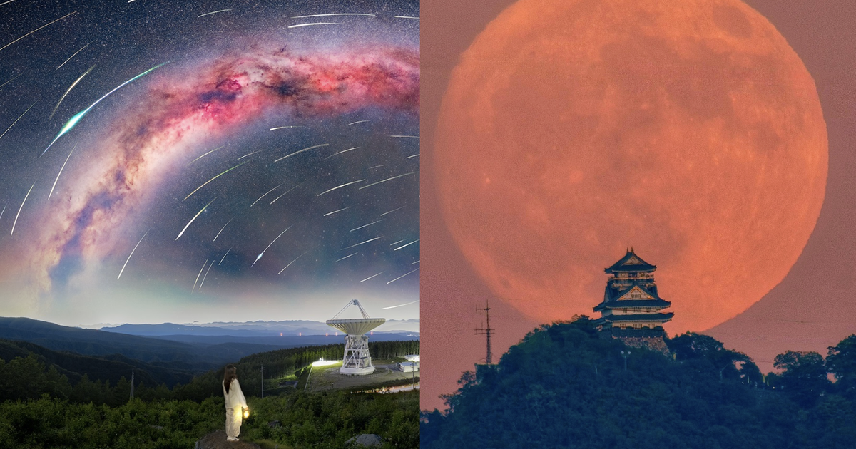 Th&aacute;ng 10: Người Việt ngắm si&ecirc;u trăng đầu ti&ecirc;n 2025, 2 mưa sao băng cực đại