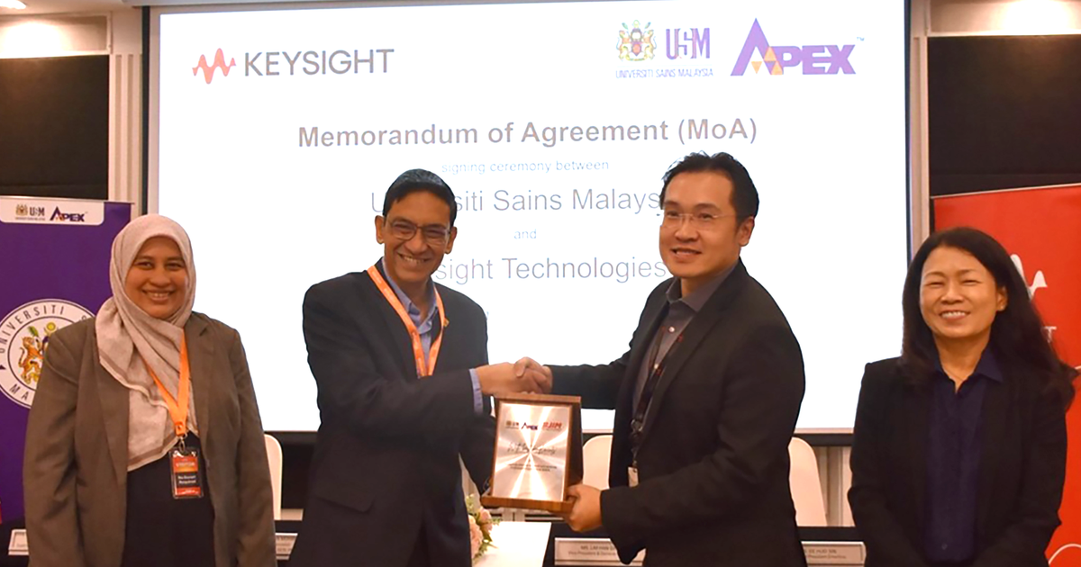 Keysight hợp tác Universiti Sains Malaysia đào tạo lĩnh vực bán dẫn và quang tử