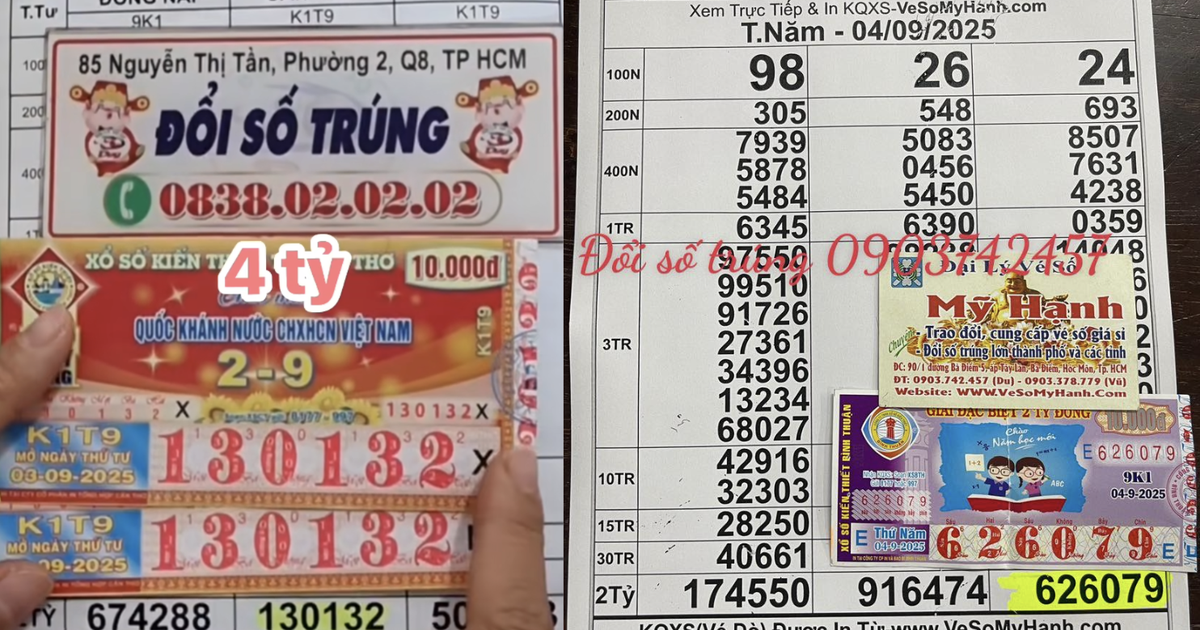 Tr&uacute;ng độc đắc từ tờ v&eacute; số h&agrave;ng x&oacute;m cho, người phụ nữ ở TP.HCM vỡ &ograve;a
