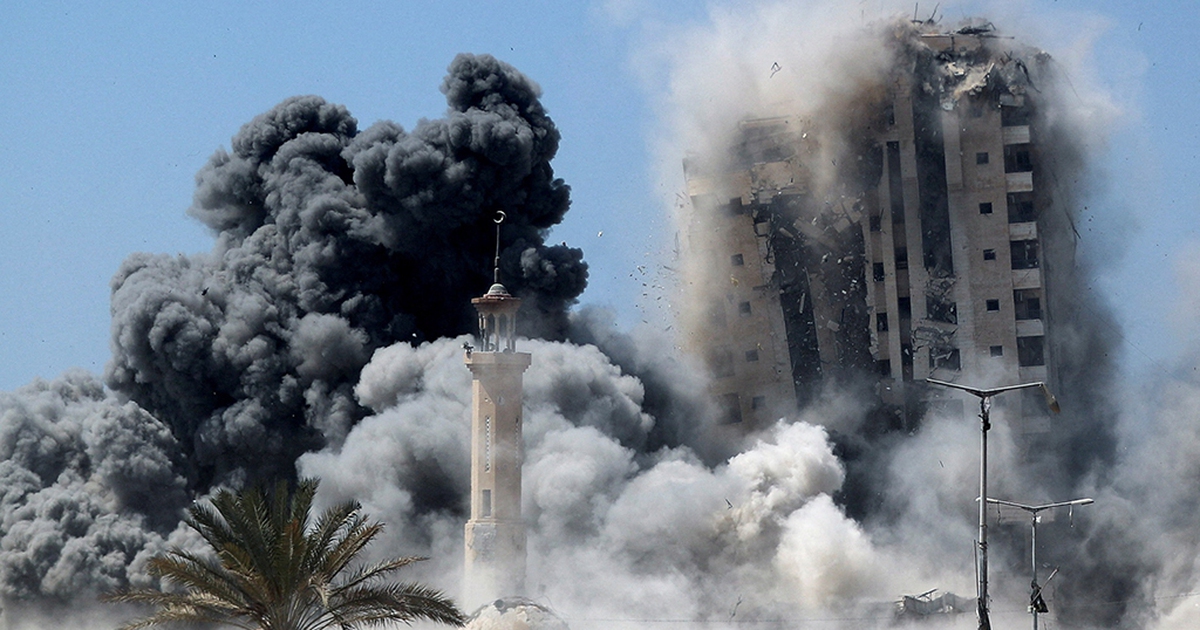 Israel nhắm vào các tòa nhà cao tầng ở Gaza