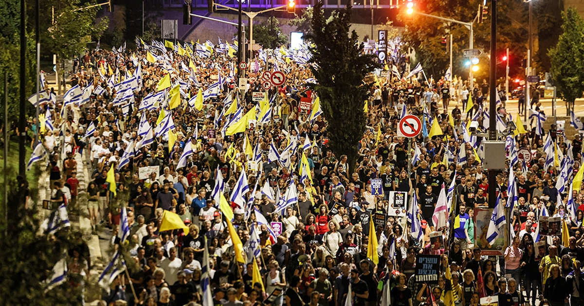 Người Israel xuống đường phản đối chiến sự Gaza