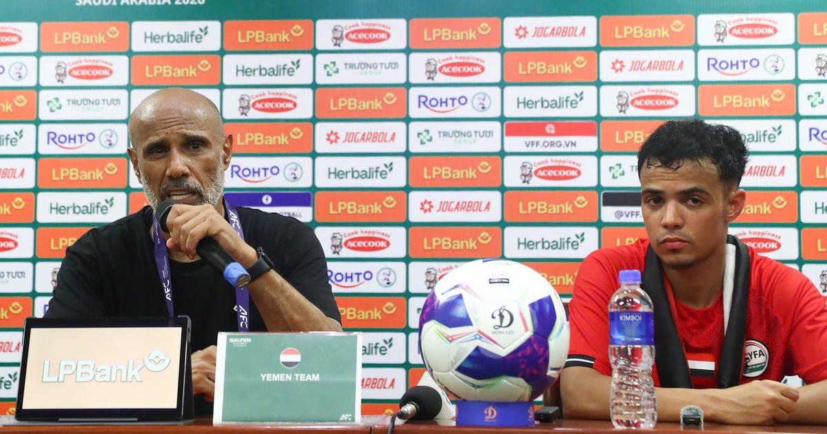 HLV U.23 Yemen: ‘Tham vọng của chúng tôi không gì khác ngoài thắng U.23 Việt Nam'