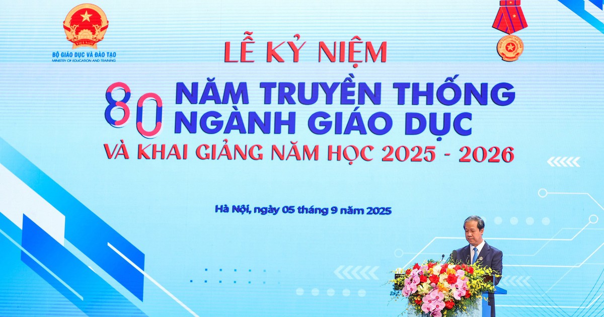 Kỷ niệm 80 năm truyền thống ngành giáo dục và khai giảng năm học 2025-2026
