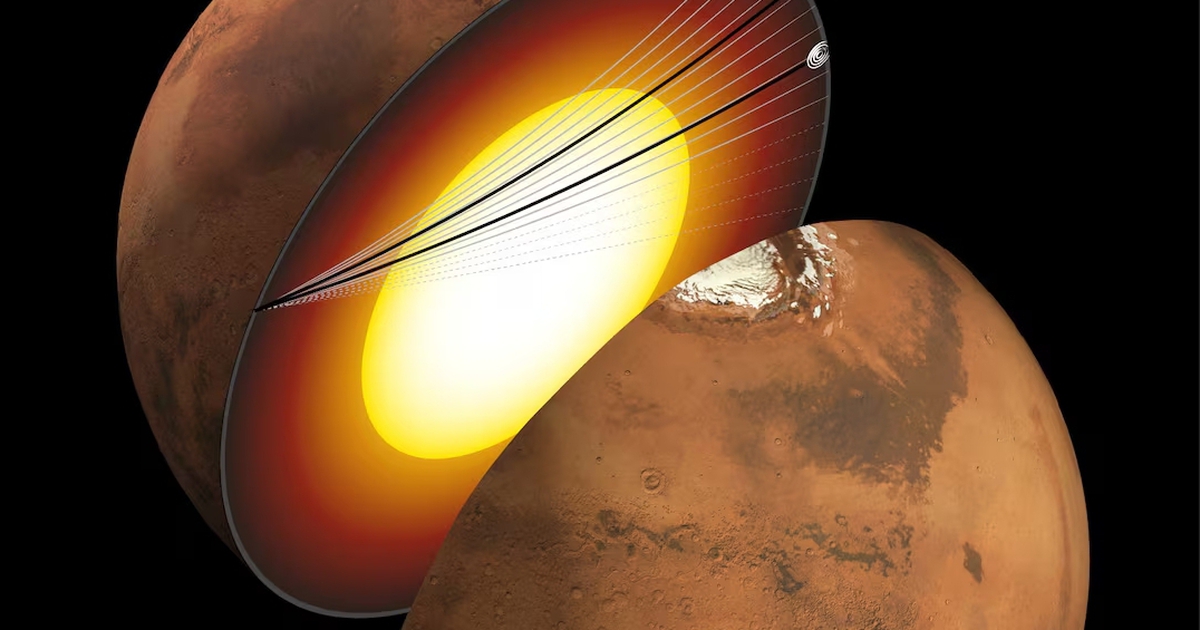 H&eacute; lộ b&iacute; ẩn mới về l&otilde;i của sao Hỏa