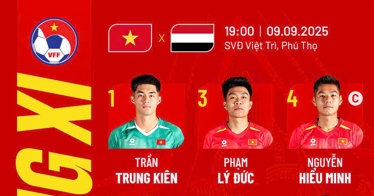 U.23 Việt Nam đấu Yemen: HLV Kim Sang-sik tung đội hình 'sốc', Đình Bắc và Văn Trường dự bị