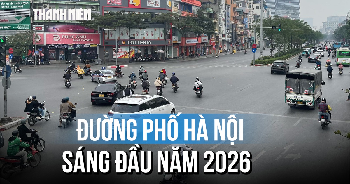 Giao thông Hà Nội sáng đầu năm: Các nút trọng điểm vẫn đông phương tiện