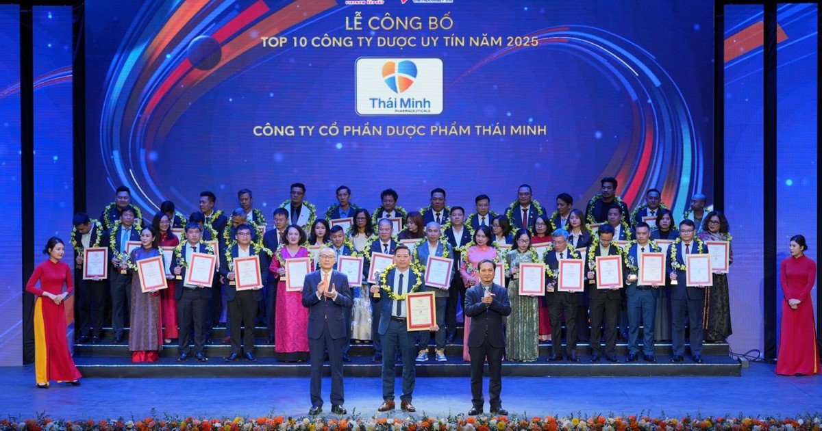 Dược phẩm Thái Minh 3 năm liền góp mặt trong Top 10 công ty dược uy tín