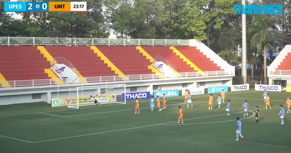 Highlight ĐH Sư phạm TDTT TP.HCM (UPES) 7-0 ĐH Quản lý và Công nghệ TP.HCM (UMT): Cựu vô địch trở lại ấn tượng
