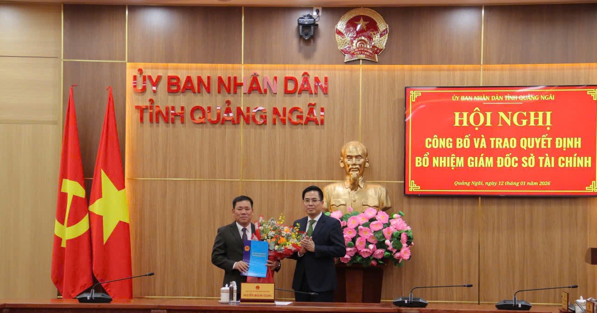 Nhân sự Quảng Ngãi: Ông Nguyễn Văn Trọng giữ chức Giám đốc Sở Tài chính