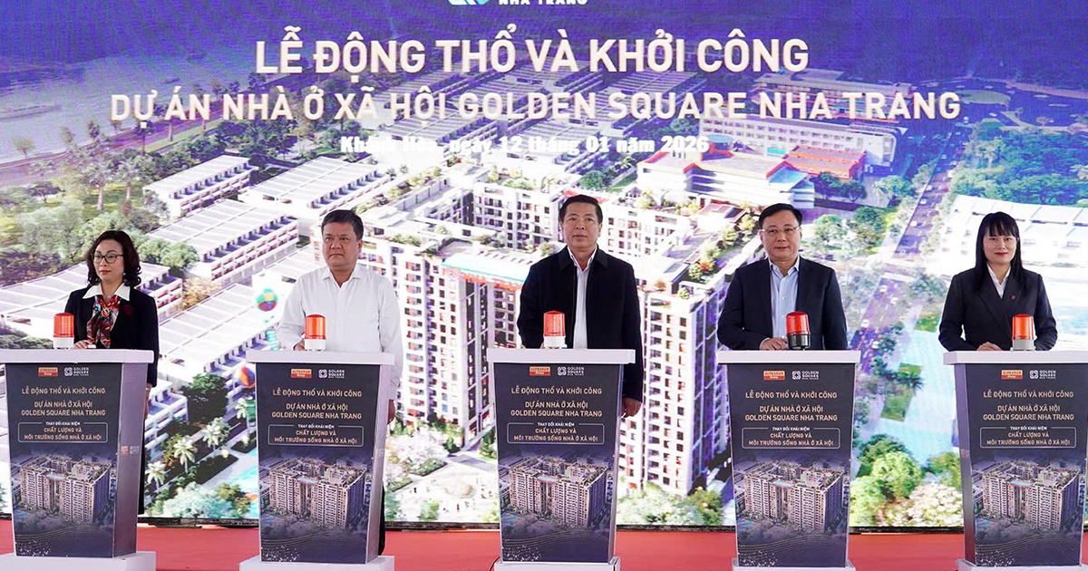 Khánh Hòa khởi công 2 dự án nhà ở xã hội quy mô hơn 1.700 căn - Báo Thanh Niên