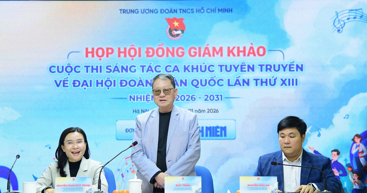Đã chọn được tác phẩm xuất sắc của cuộc thi Sáng tác ca khúc Đại hội Đoàn XIII