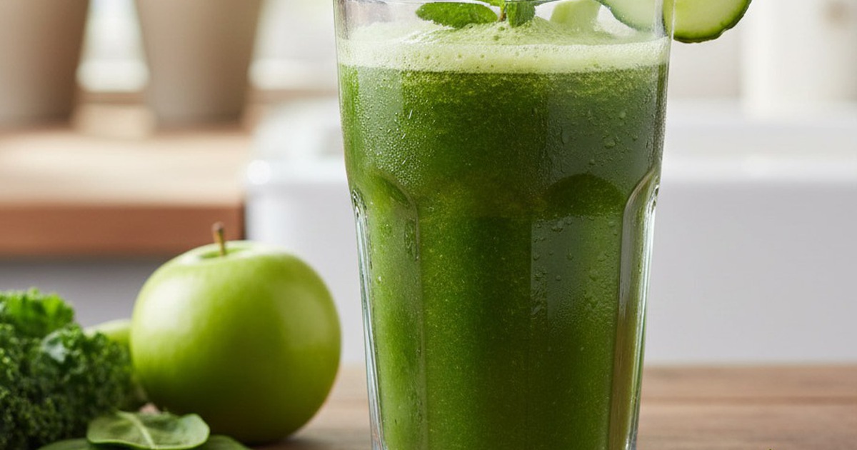 Điều gì xảy ra với cơ thể khi uống nước ép rau xanh mỗi sáng?