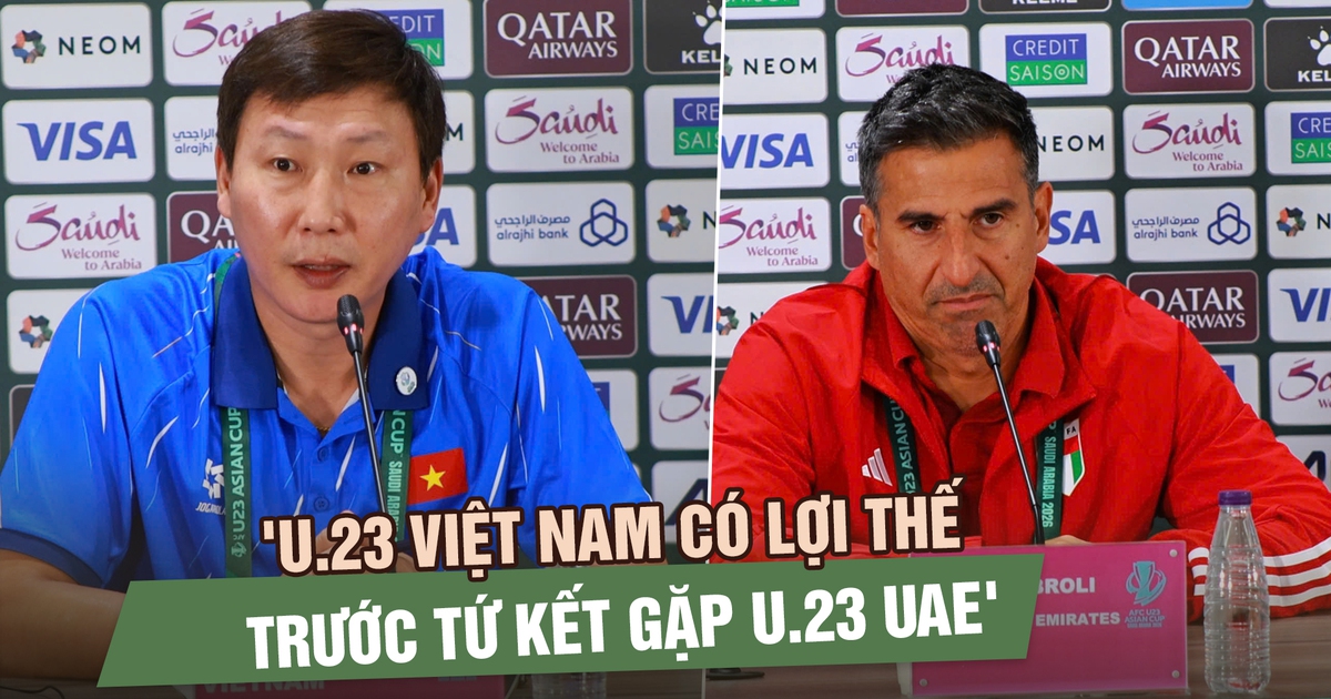 HLV Kim Sang-sik: 'U.23 Việt Nam có lợi thế trước tứ kết gặp U.23 UAE'