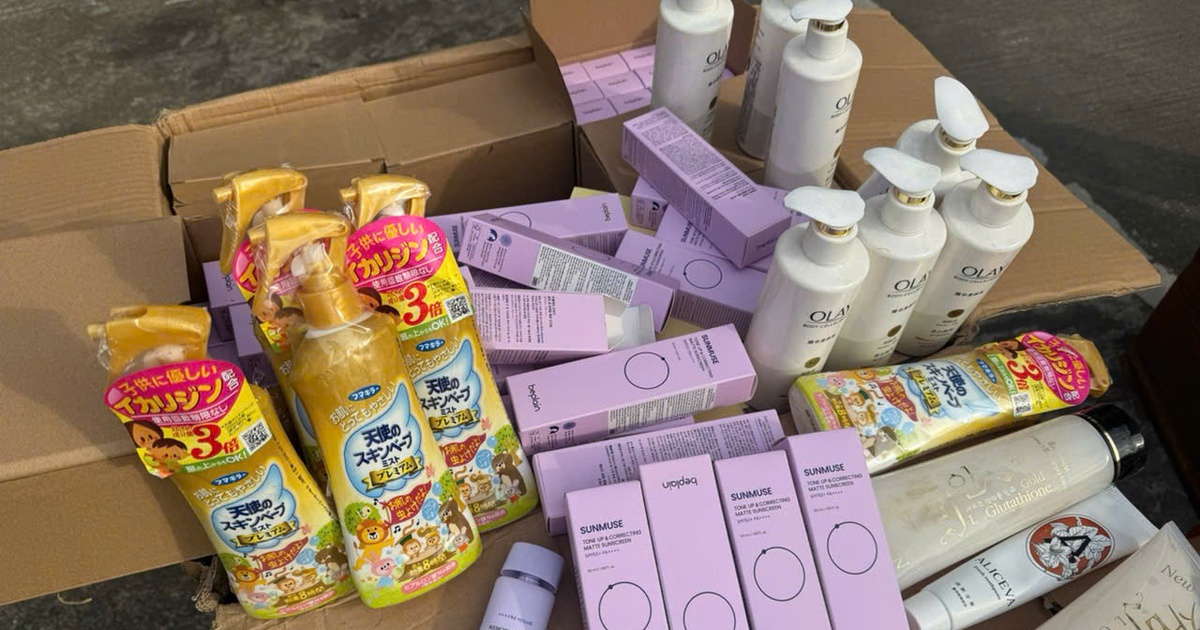 Nhập 25 tấn mỹ phẩm giả rồi rao bán trên Facebook, Shopee