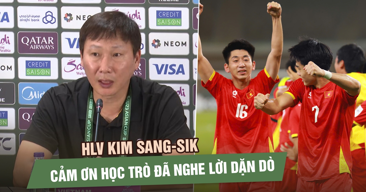 HLV Kim Sang-sik cảm ơn học trò ‘đã nghe lời dặn dò’, HLV U.23 UAE tiếc nuối