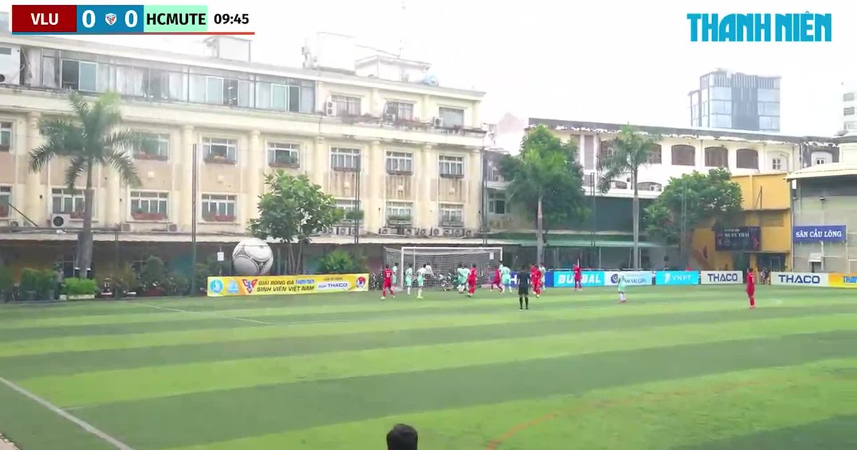 Highlight Trường ĐH Văn Lang (VLU) 3-0 Trường ĐH Công nghệ Kỹ thuật TP.HCM (MCMUTE): 'Chung kết' bảng sớm