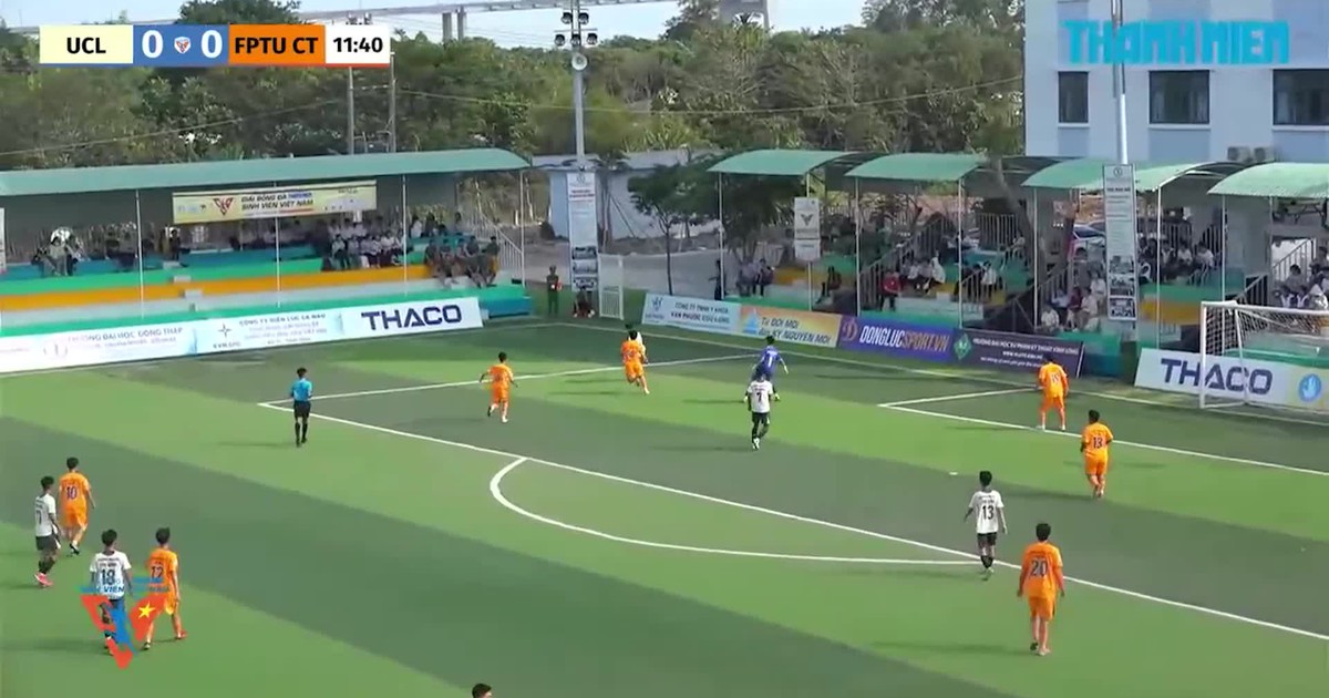 Highlight Trường ĐH Cửu Long (UCL) 2-0 Trường ĐH FPT Cần Thơ (FPTU): Hiệp 2 bứt phá