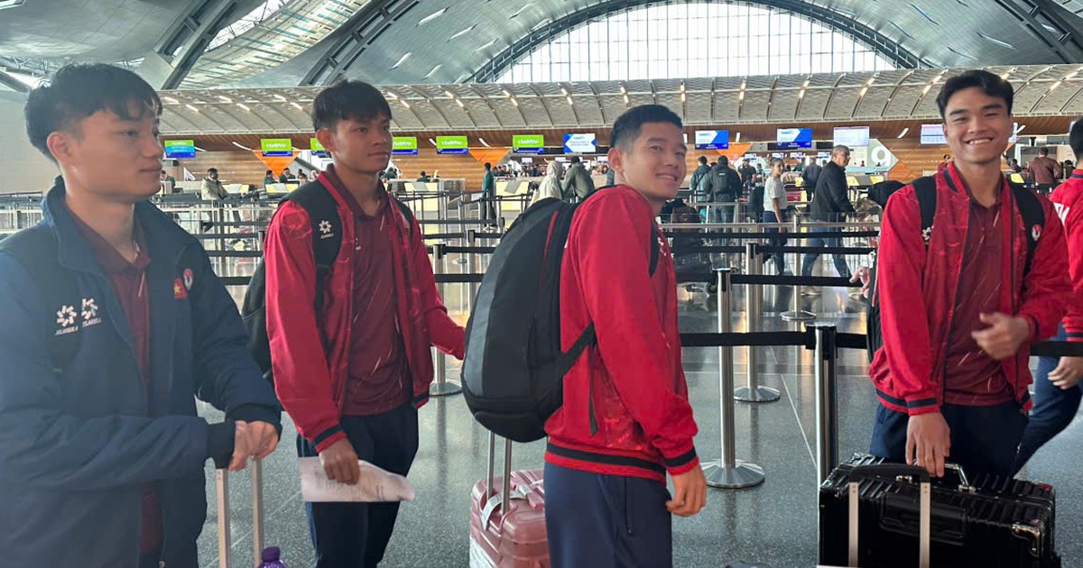 U.23 Việt Nam sang Ả Rập Xê Út, sẵn sàng cho VCK U23 châu Á 2026