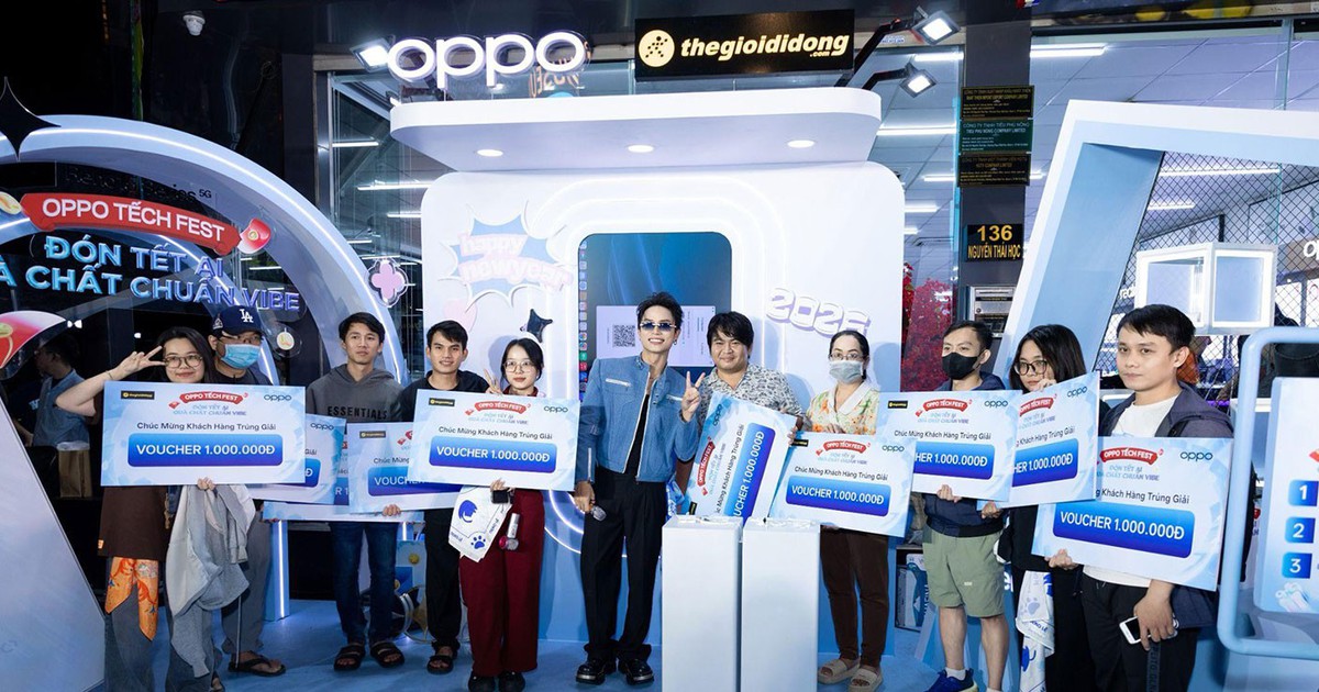 OPPO Reno15 Series cùng Neko Lê và fan khuấy động Tếch Bus giữa trung tâm TP.HCM