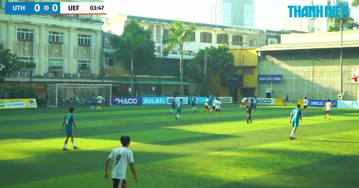 Highlight Trường ĐH GTVT TP.HCM (UTH) 0-0 Trường ĐH Kinh tế Tài chính TP.HCM (UEF): Rời giải trong tiếc nuối