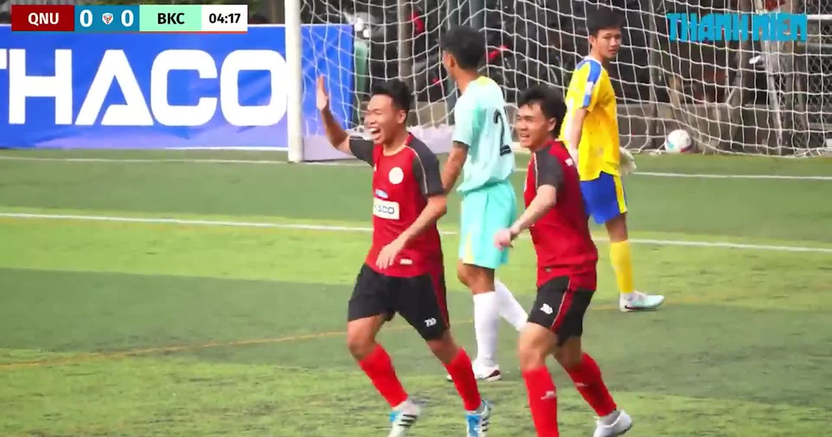Highlight Trường ĐH Quy Nhơn (QNU) 2-1 Trường CĐ Bách khoa Sài Gòn (BKC): Sai lầm đáng tiếc