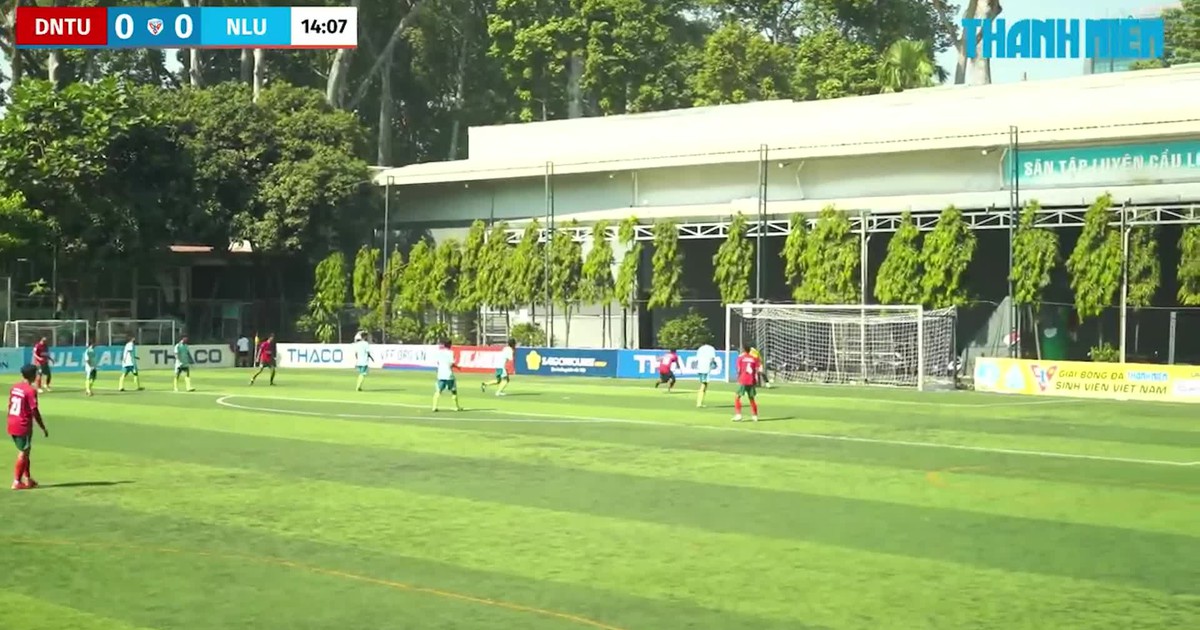 Highlight Trường ĐH Công nghệ Đồng Nai (DNTU)  1-0 Trường ĐH Nông Lâm TP.HCM (NLU): Suất play-off thuyết phục