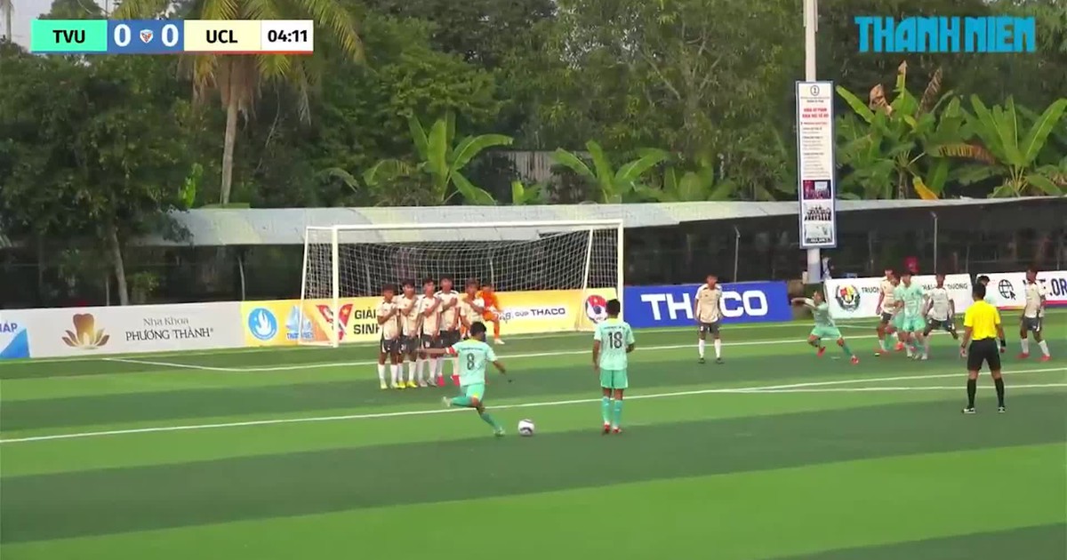 Highlight ĐH Trà Vinh (TVU) 2-1 ĐH Cửu Long (UCL): Bản lĩnh 'ông kẹ bóng đá miền Tây'
