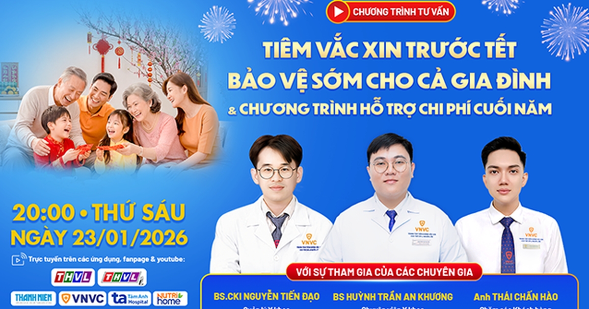 Live 
        Tư vấn sức khỏe: Nhiều ưu đãi khi tiêm vắc xin bảo vệ gia đình trước tết