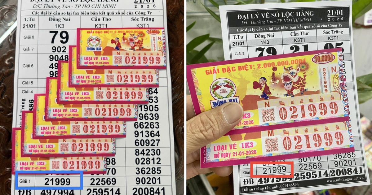 Dãy số đẹp 1999 giúp hàng loạt khách trúng xổ số miền Nam, nhận tiền mặt