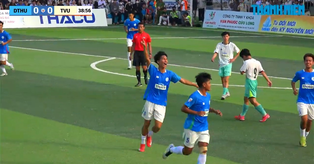 Highlight Trường ĐH Đồng Tháp (DThU) 3-0 ĐH Trà Vinh (TVU): Cú knock-out nhà vô địch