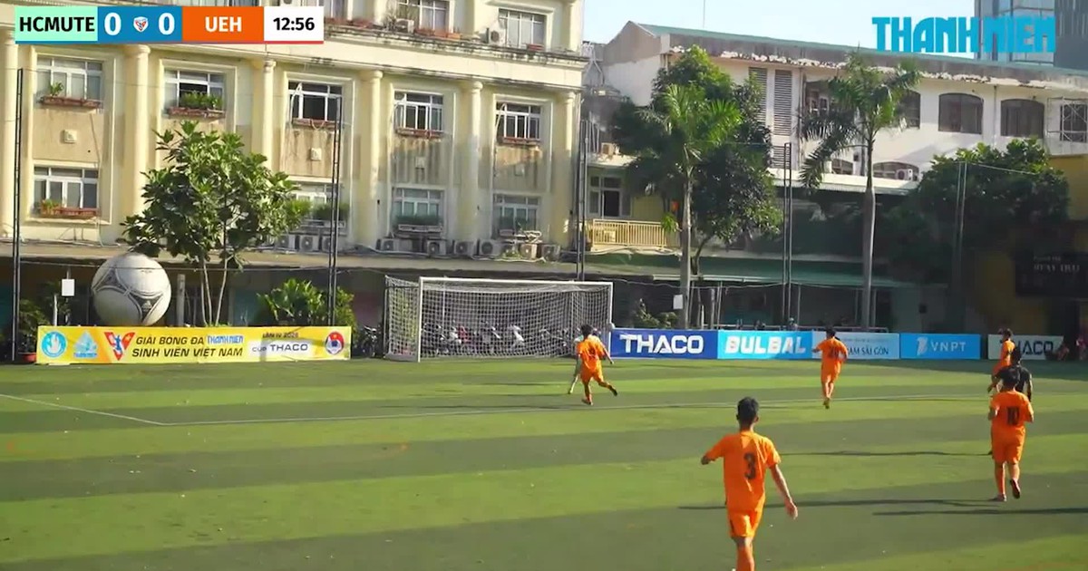 Highlight Trường ĐH Công nghệ Kỹ thuật TP.HCM (HCM-UTE) 0-0 ĐH Kinh tế TP.HCM (UEH): Hòa trong tiếc nuối