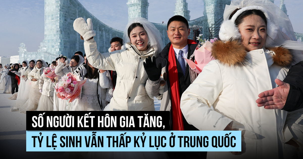 Số người kết hôn gia tăng, Trung Quốc nỗ lực cải thiện tỷ lệ sinh thấp kỷ lục