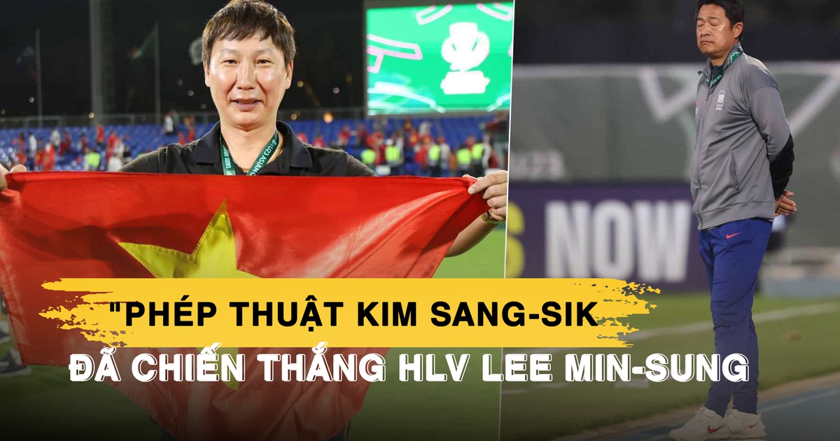 Báo chí Hàn Quốc thừa nhận HLV Kim Sang-sik thắng cuộc đấu trí với HLV Lee Min-sung