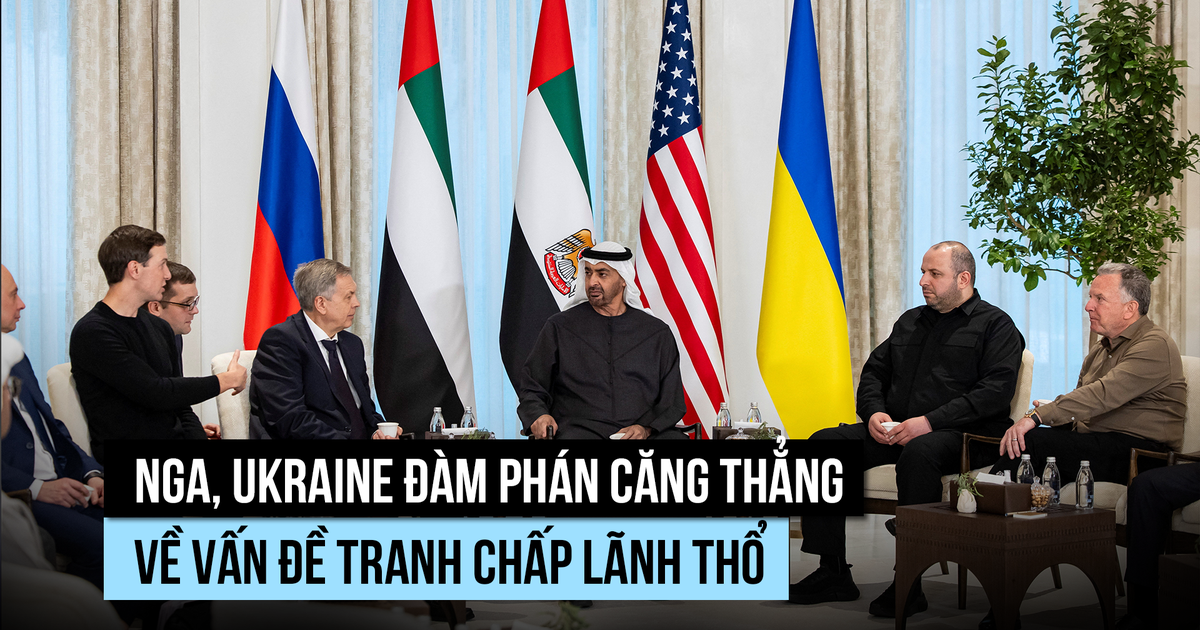 Căng thẳng đàm phán Nga-Ukraine về vấn đề lãnh thổ