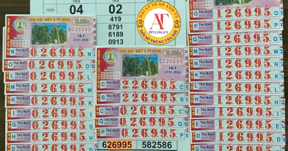 Hai người đàn ông ở TP.HCM trúng 2,3 tỉ đồng xổ số miền Nam