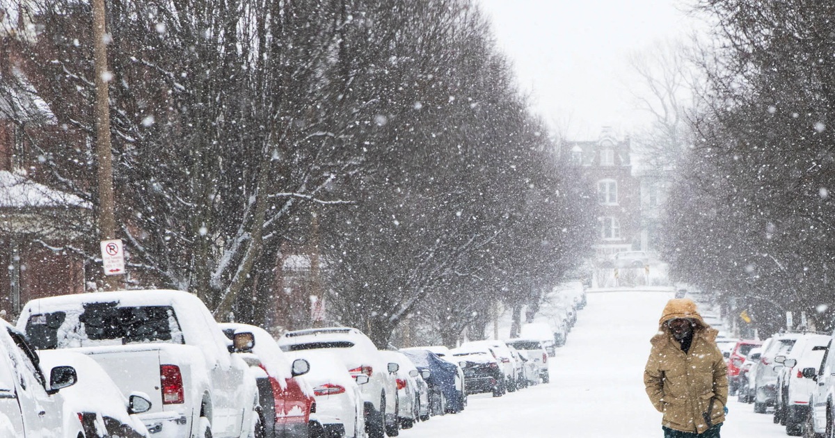 Bão tuyết lịch sử tấn công nước Mỹ